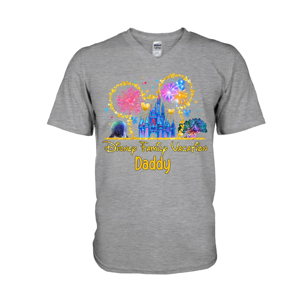 Personalized Disney Family Vacation T-shirt & Hoodie for Dad T-shirt & Hoodie GradoCreations