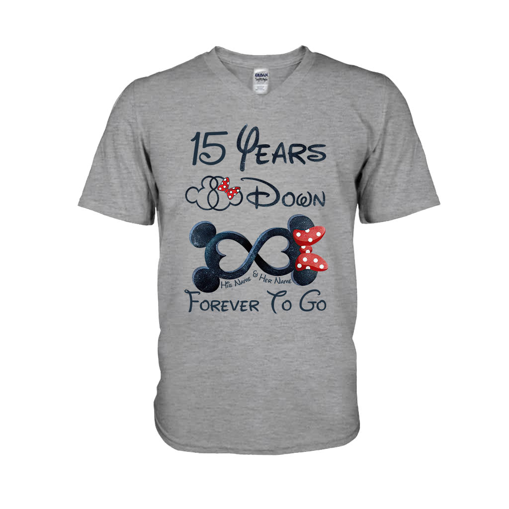 Personalized Forever To Go Mouse T-shirt & Hoodie Gift for Couples T-shirt & Hoodie GradoCreations