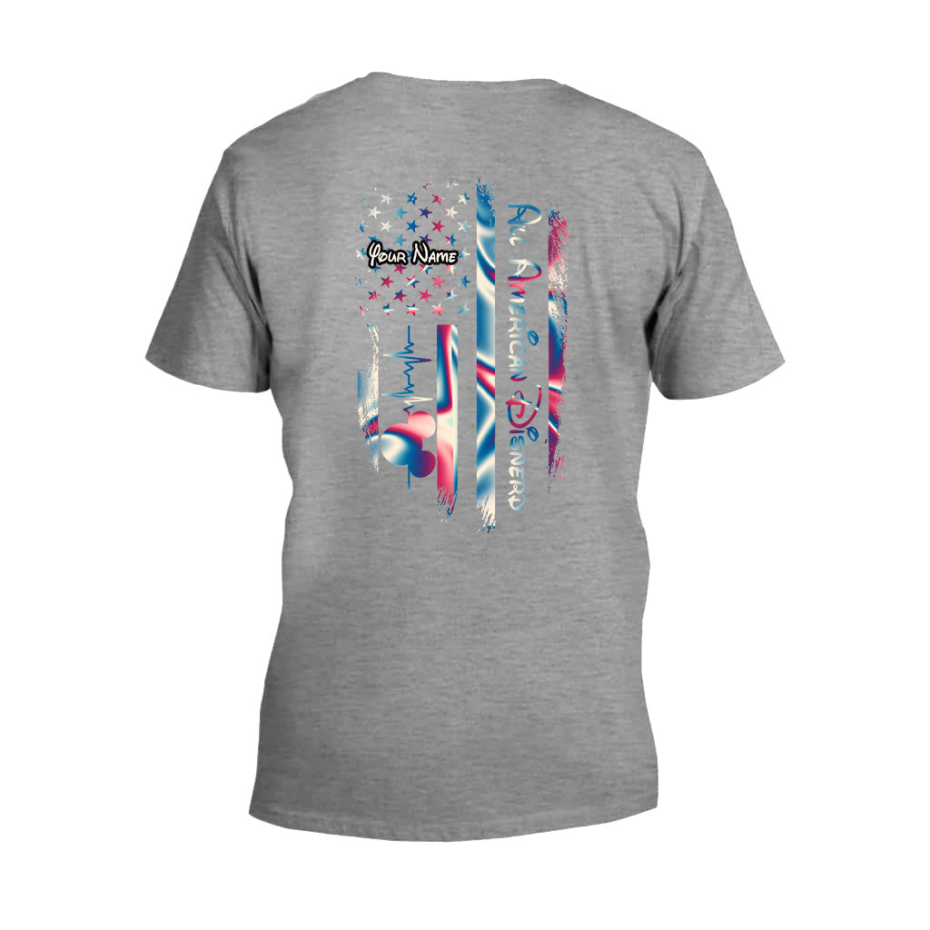 Personalized Independence Day T-Shirt & Hoodie with Name Customization T-shirt & Hoodie GradoCreations