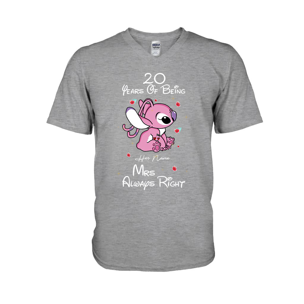 Personalized Couple T-shirt & Hoodie His & Hers Ohana Gift T-shirt & Hoodie GradoCreations