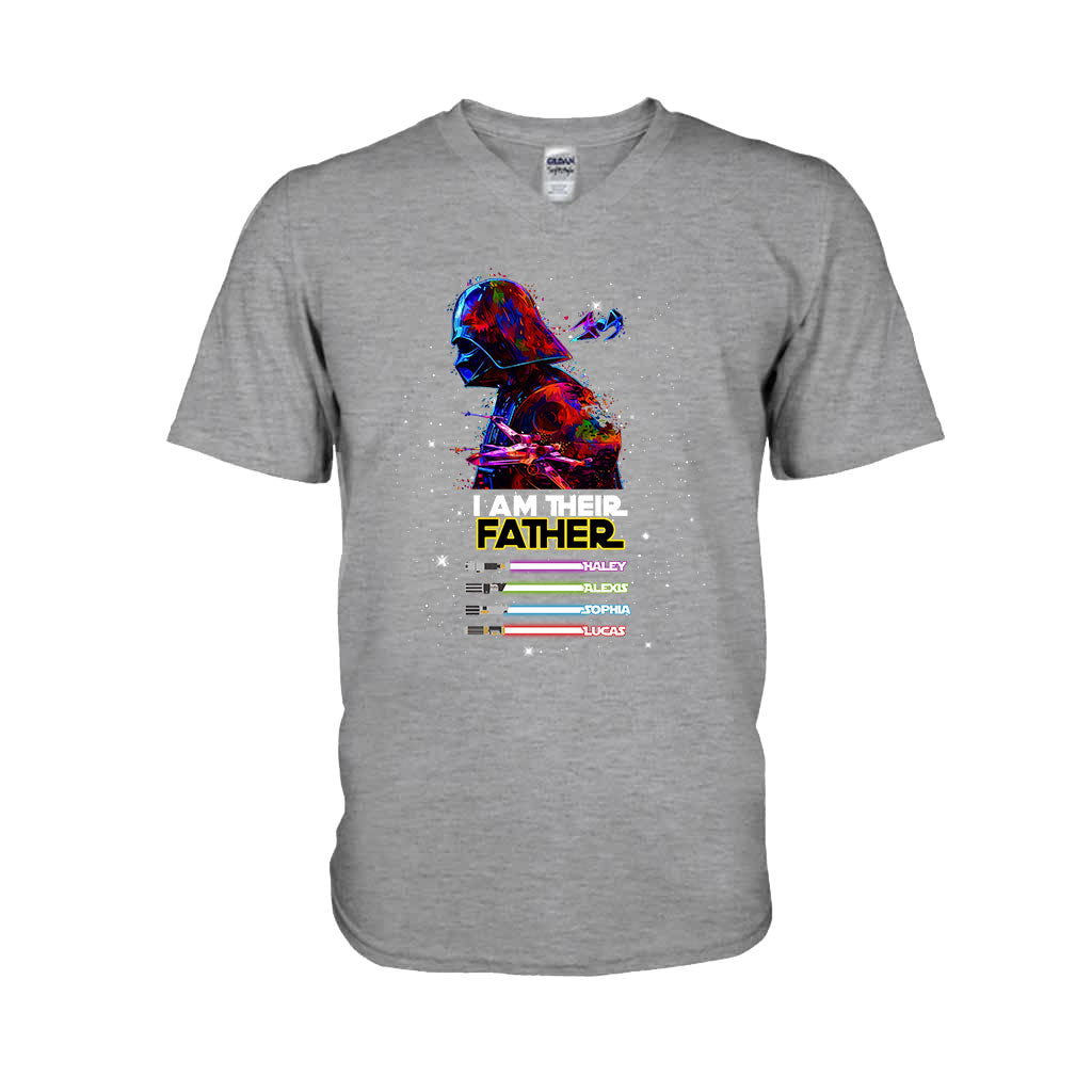 Personalized I Am Their Father T-shirt & Hoodie Gift for Dad T-shirt & Hoodie GradoCreations