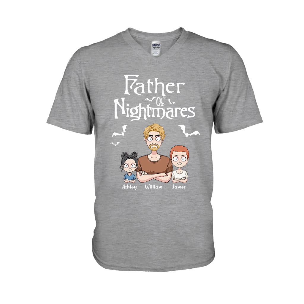Personalized Father Of Nightmares T-Shirt & Hoodie for Dad T-shirt & Hoodie GradoCreations
