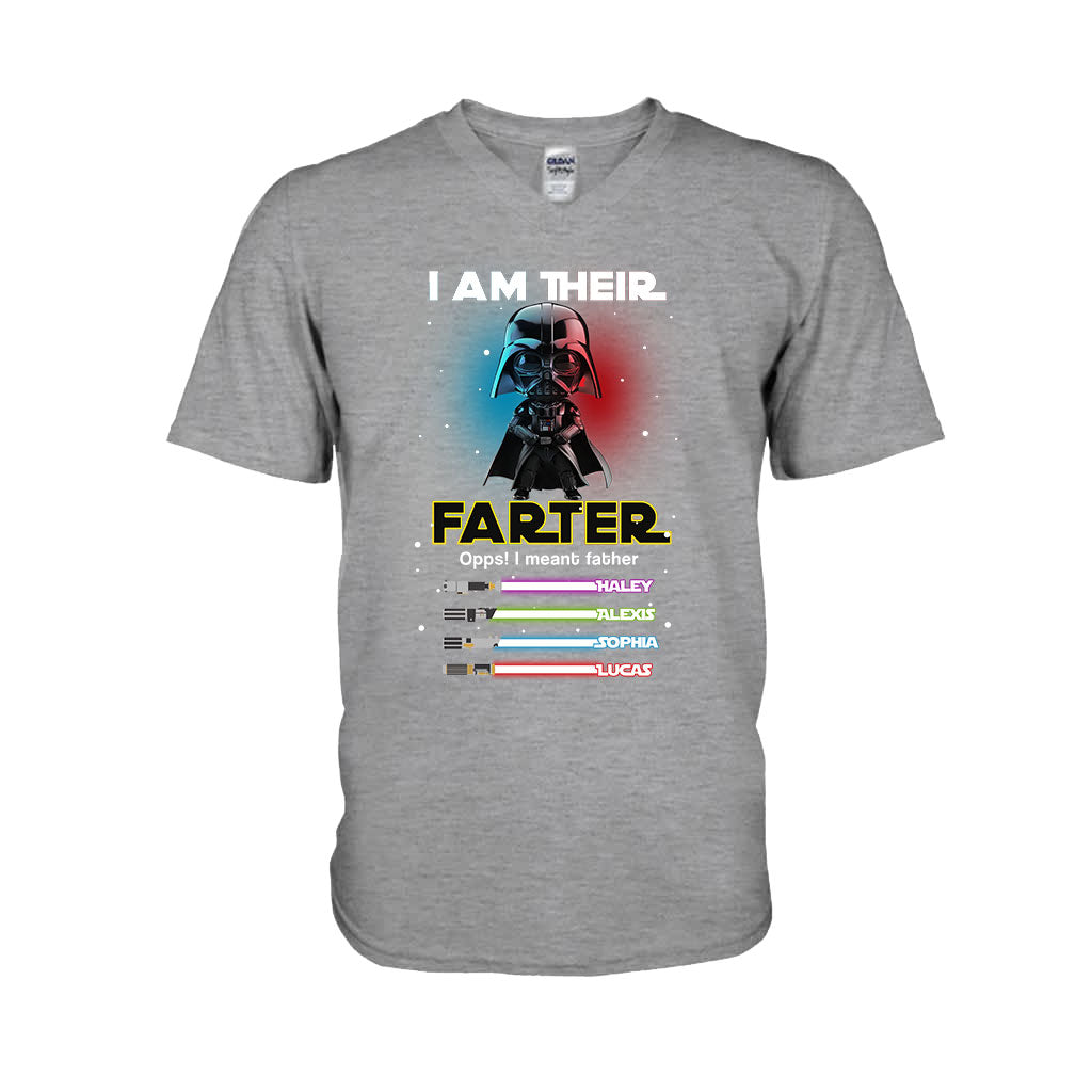 Personalized Father's Day T-shirt & Hoodie Custom Family Names Gift for Dad T-shirt & Hoodie GradoCreations