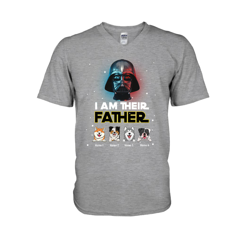 Personalized Dog Dad T-Shirt and Hoodie - I Am Their Father Gift T-shirt & Hoodie GradoCreations