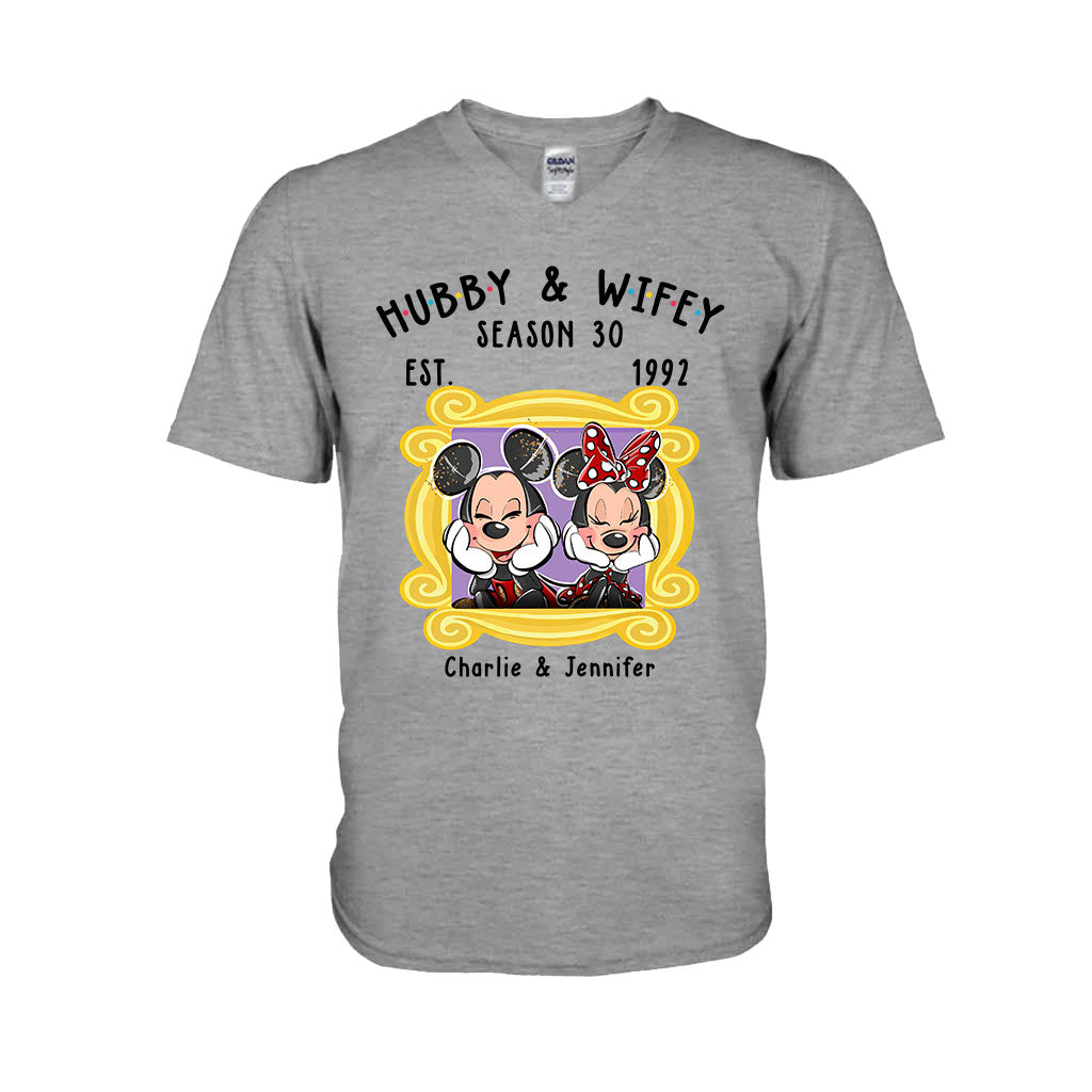 Personalized Couple T-shirt and Hoodie with Cute Design for Anniversary T-shirt & Hoodie GradoCreations