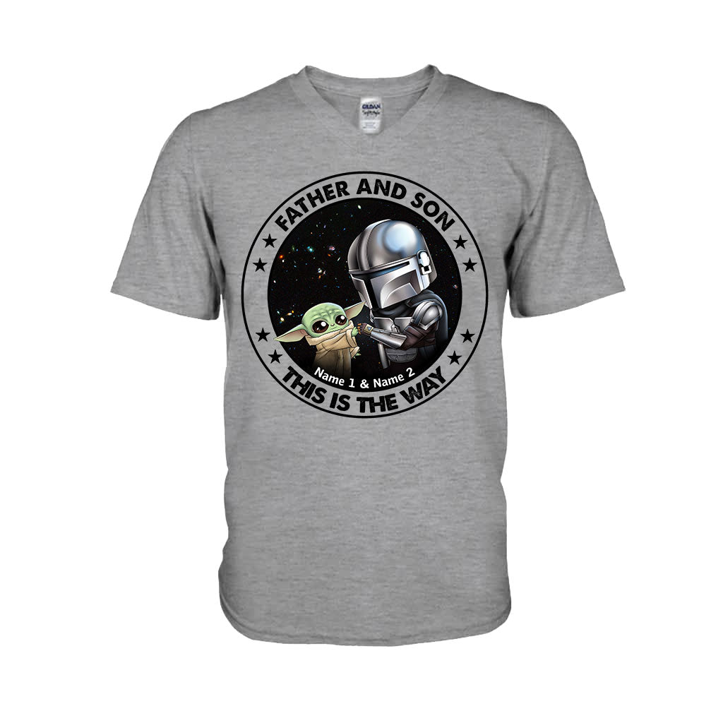 Personalized Father's Day T-shirt & Hoodie with Star Wars Theme T-shirt & Hoodie GradoCreations