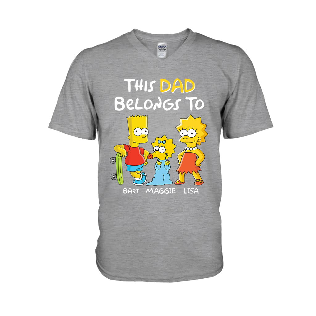 Personalized Dad T-shirt Hoodie Custom Family Gift T-shirt & Hoodie GradoCreations