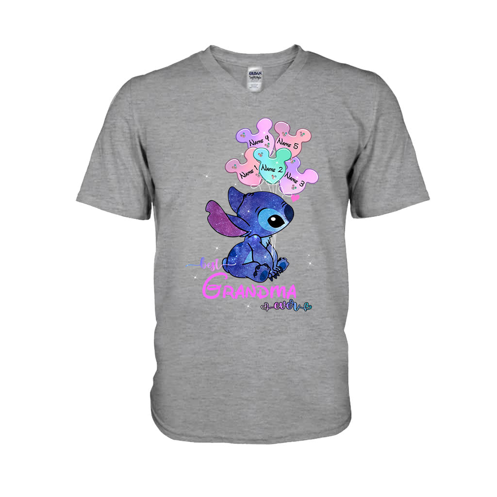 Personalized Best Grandma Ever T-shirt & Hoodie with Names for Mother's Day T-shirt & Hoodie GradoCreations