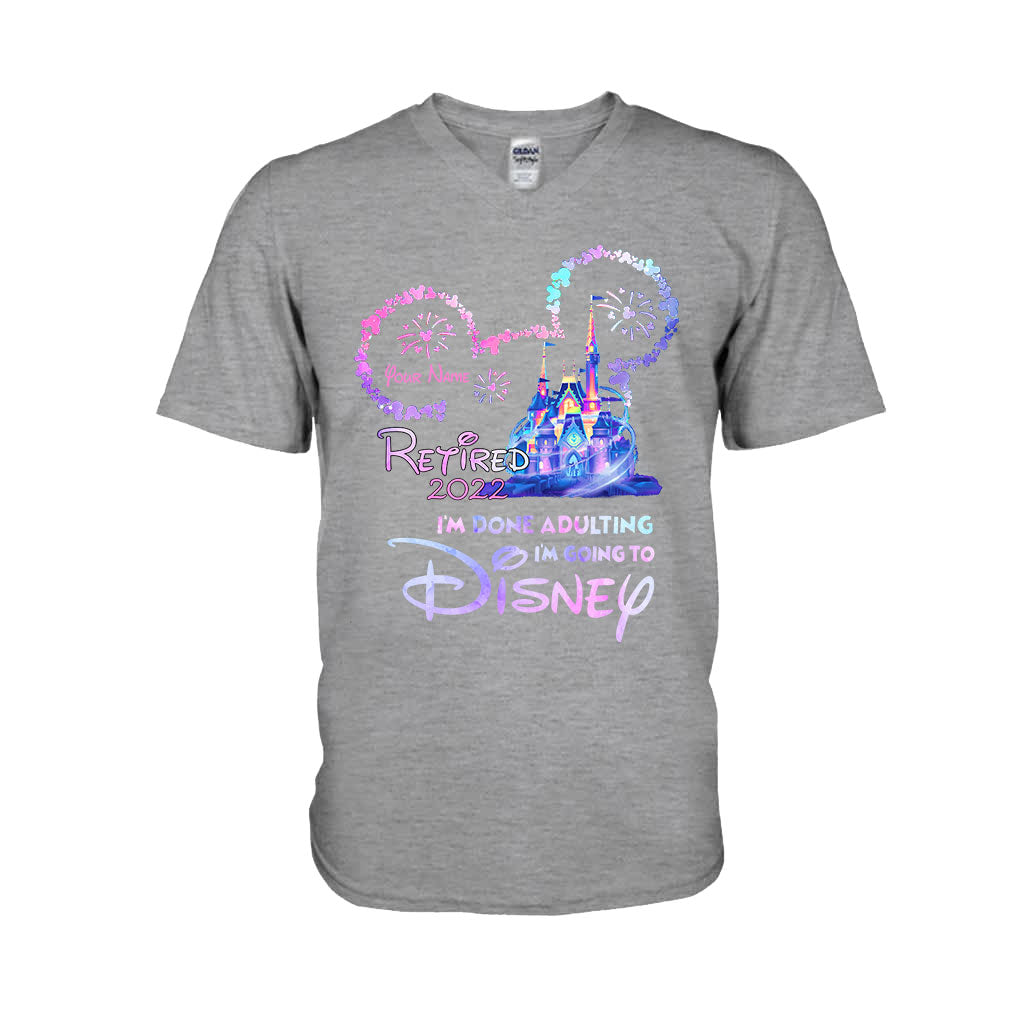 Personalized I'm Done Adulting T-shirt & Hoodie Gift for Disney Lovers T-shirt & Hoodie GradoCreations