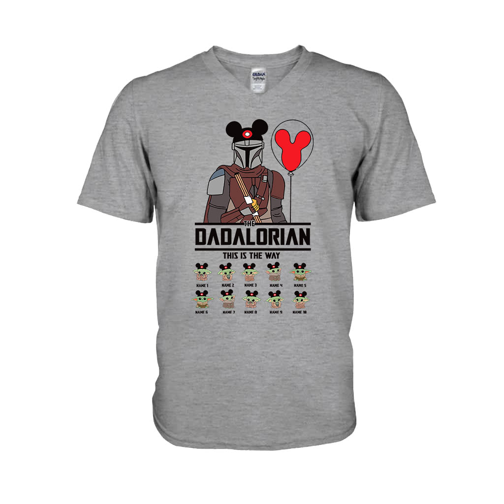 Personalized DADALORIAN T-Shirt & Hoodie Gift for Dad T-shirt & Hoodie GradoCreations