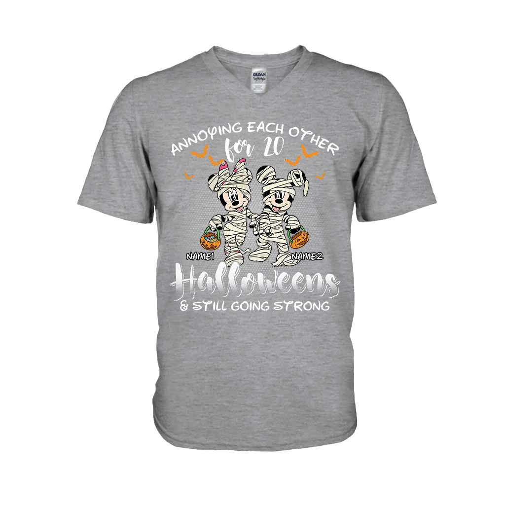 Personalized Halloween Mouse T-shirt & Hoodie Unique Couple Gift T-shirt & Hoodie GradoCreations