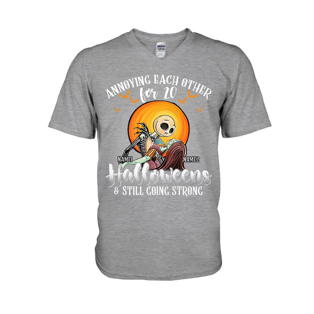 Personalized Halloween T-shirt & Hoodie Custom Names Gift T-shirt & Hoodie GradoCreations