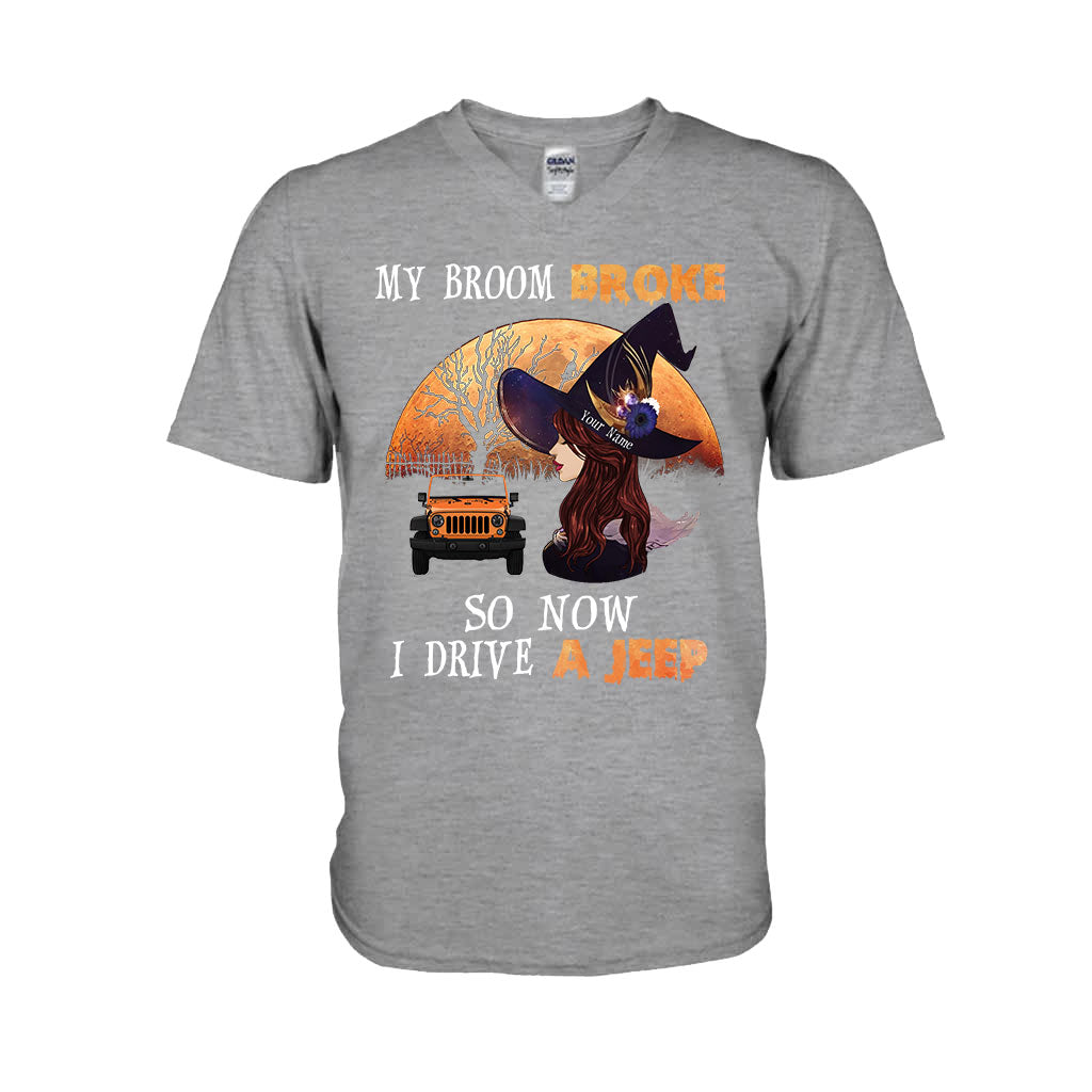 Personalized Halloween T-Shirt & Hoodie Custom Name for Jeep Lovers T-shirt & Hoodie GradoCreations
