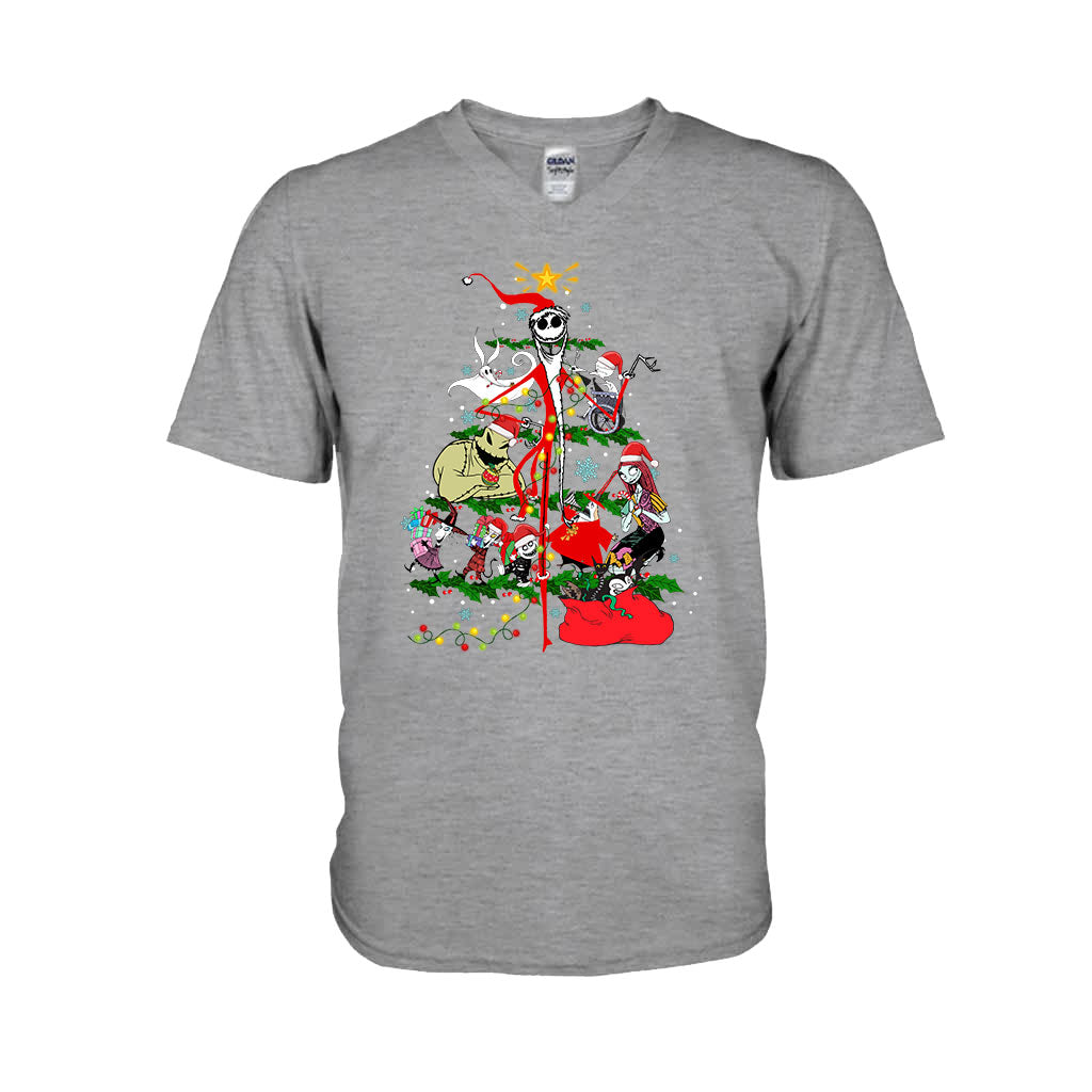 Personalized Nightmare Christmas Tree T-shirt & Hoodie Gift T-shirt & Hoodie GradoCreations