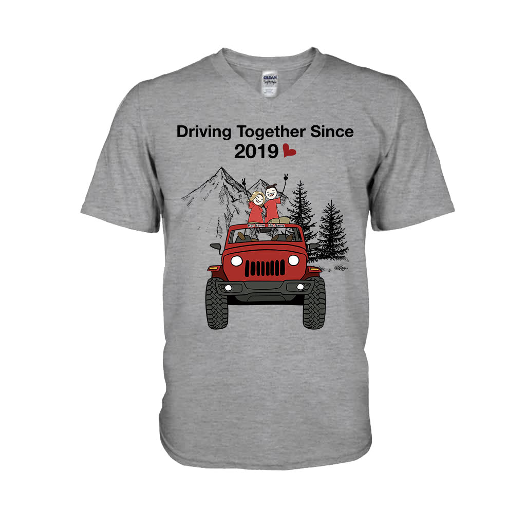Personalized Couple Driving Together Since Shirt & Hoodie Gift T-shirt & Hoodie GradoCreations