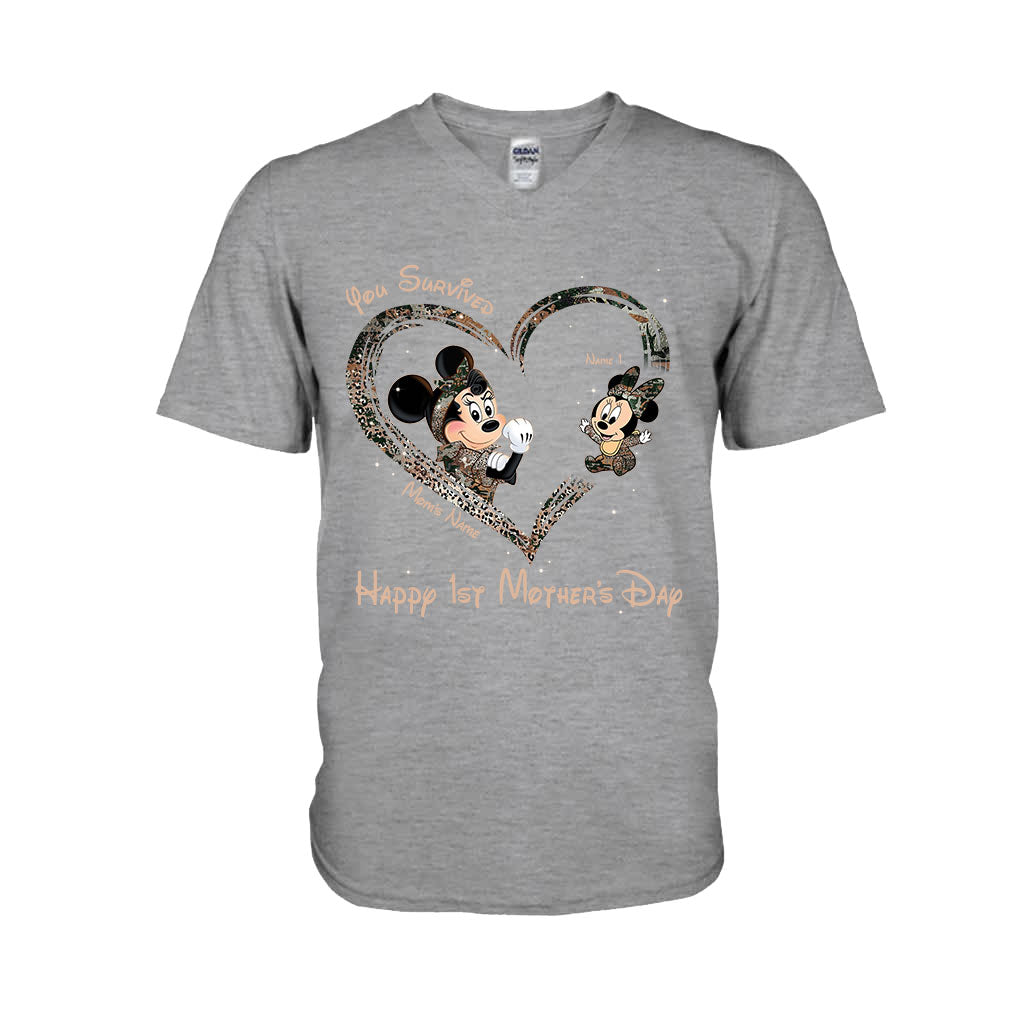 Personalized Mother's Day T-shirt & Hoodie You Survived Gift for Mom T-shirt & Hoodie GradoCreations