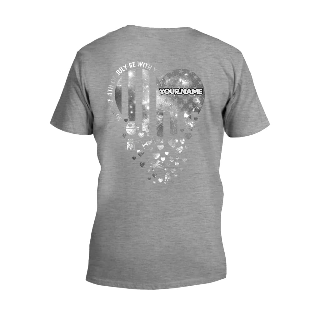 Personalized Independence Day T-Shirt & Hoodie Custom Name Star Wars Gift T-shirt & Hoodie GradoCreations