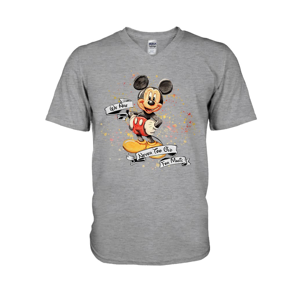 Personalized Mickey Mouse Ears T-shirt & Hoodie Gift for Birthday T-shirt & Hoodie GradoCreations