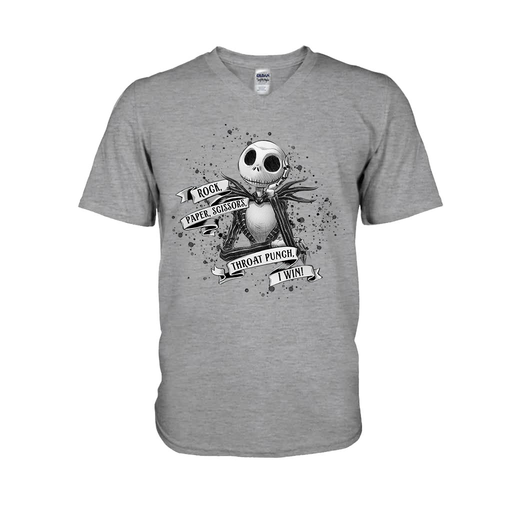 Personalized Rock Paper Scissors T-Shirt & Hoodie Gift for Halloween T-shirt & Hoodie GradoCreations