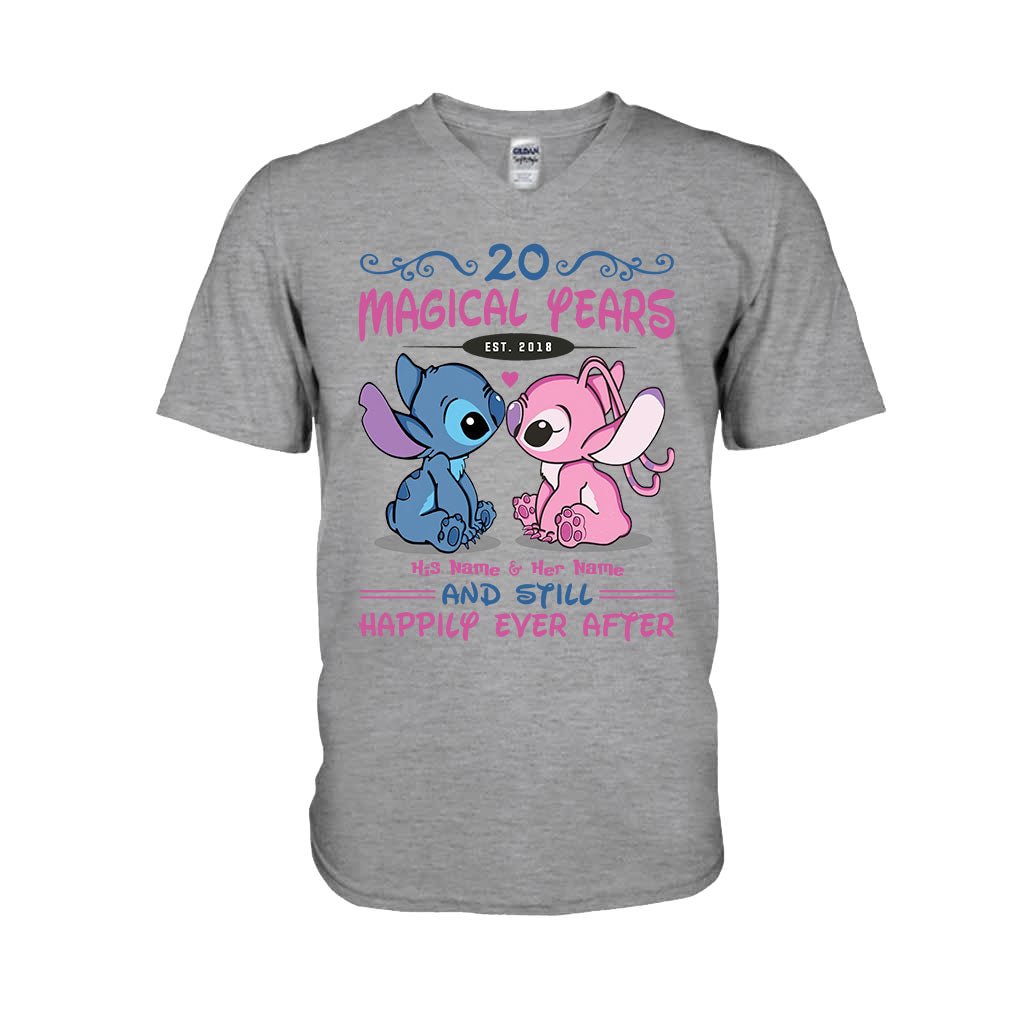 Personalized T-shirt and Hoodie Magic Years Gift for Couple T-shirt & Hoodie GradoCreations