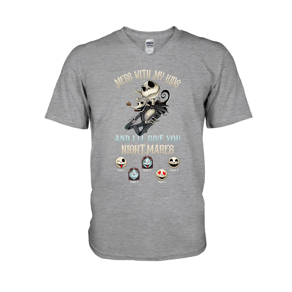 Personalized Nightmare T-shirt and Hoodie Gift for Dad | Halloween & Father's Day T-shirt & Hoodie GradoCreations