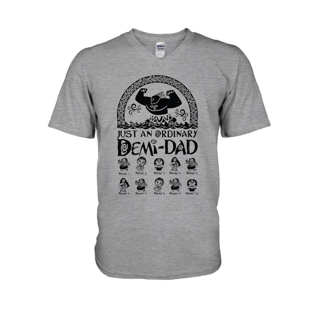 Personalized Demi-Dad T-Shirt & Hoodie Custom Name Gift for Father's Day T-shirt & Hoodie GradoCreations
