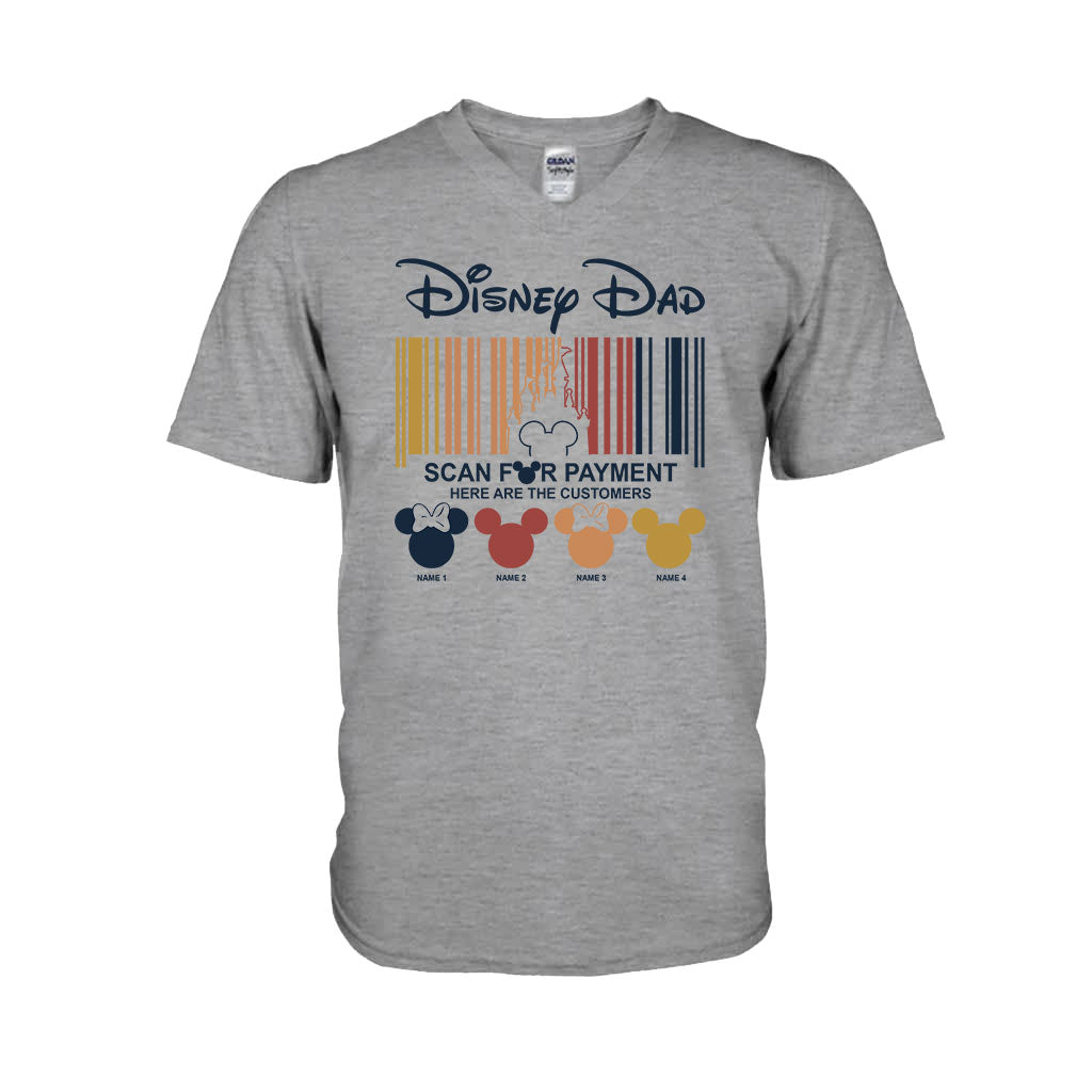 Personalized Scan For Payment T-shirt Hoodie Gift for Dad T-shirt & Hoodie GradoCreations