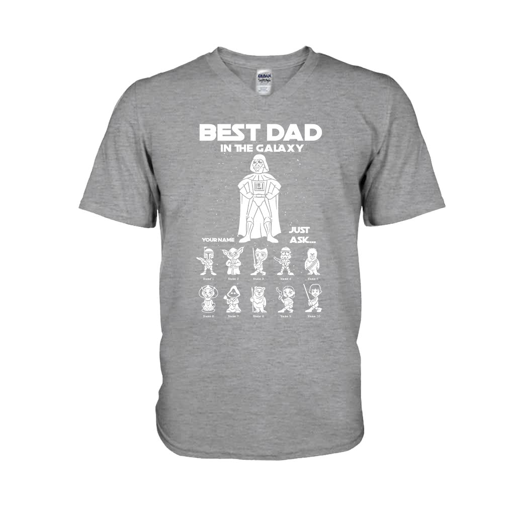 Personalized Best Dad In The Galaxy T-shirt & Hoodie Gift T-shirt & Hoodie GradoCreations