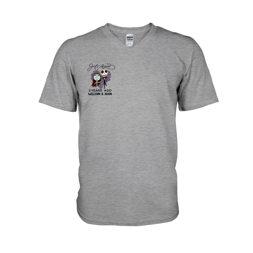 Personalized Just Married Couple T-shirt & Hoodie Gift T-shirt & Hoodie GradoCreations
