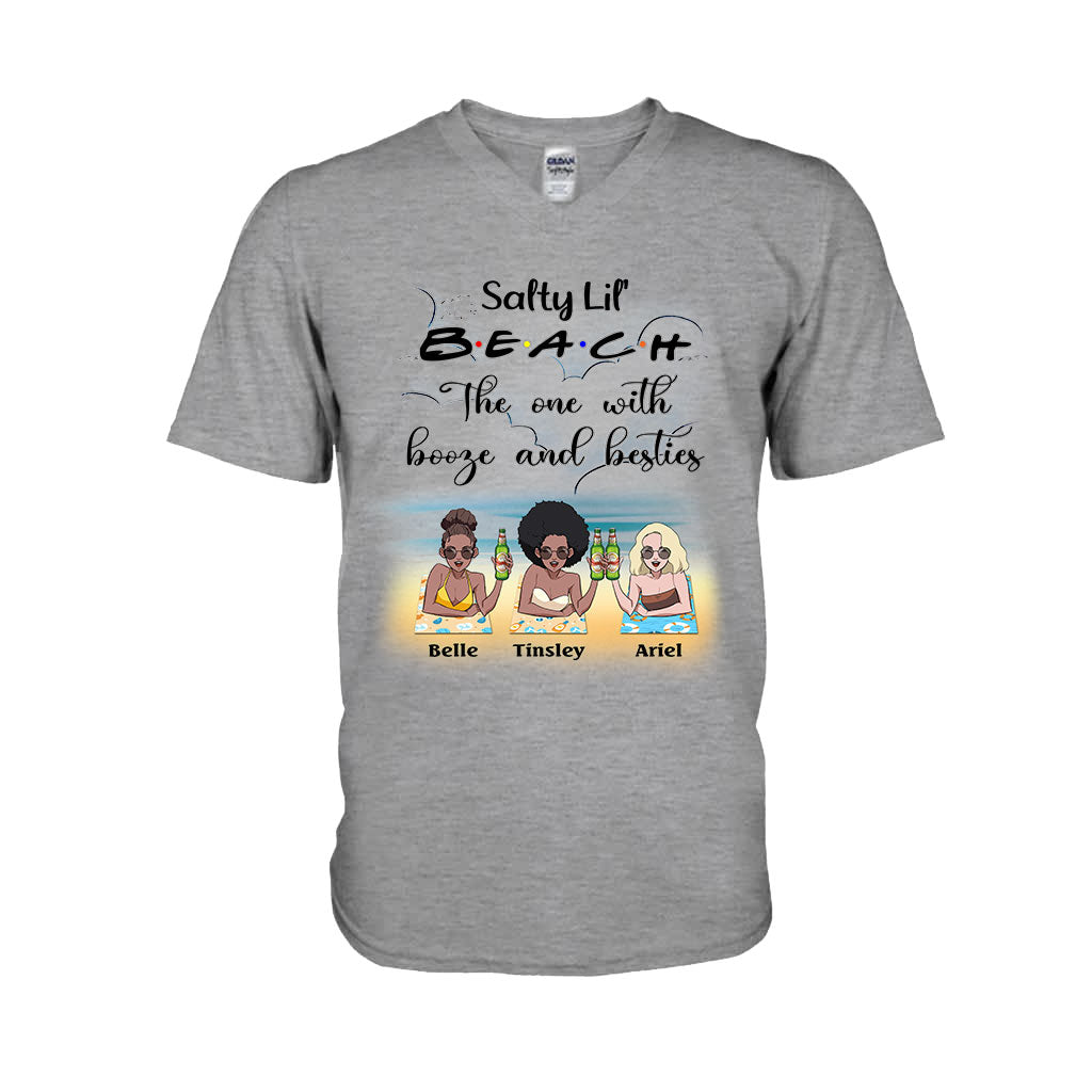 Personalized Salty Lil' Besties T-shirt & Hoodie Gift for Friends T-shirt & Hoodie GradoCreations