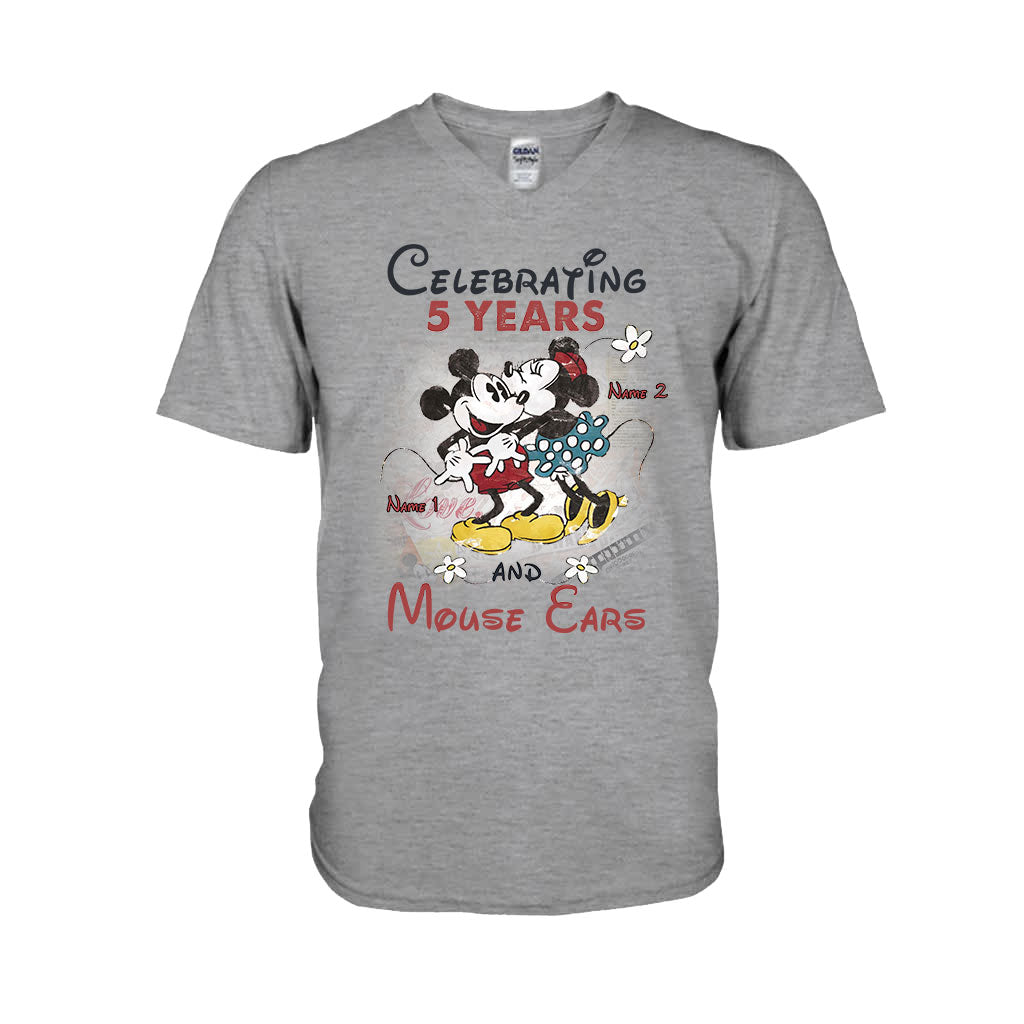 Personalized Couple Mouse T-shirt and Hoodie for Anniversary Gift T-shirt & Hoodie GradoCreations