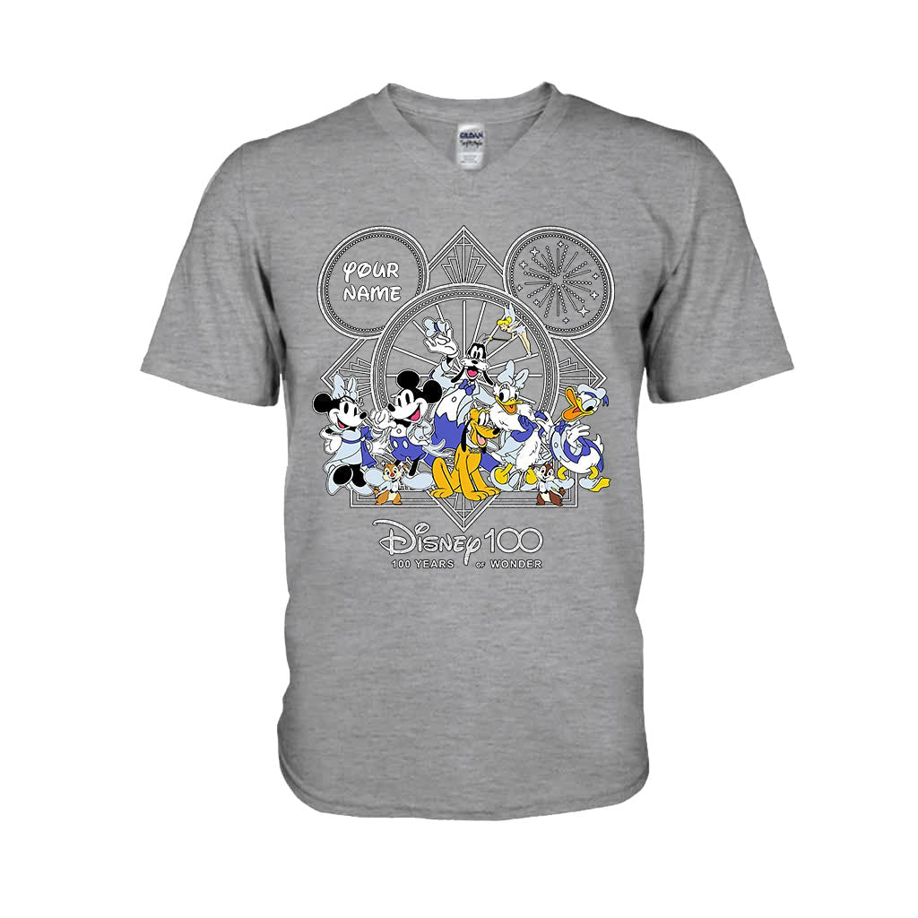 Personalized Disney 100 Years T-shirt & Hoodie with Custom Name for Birthday & Christmas T-shirt & Hoodie GradoCreations