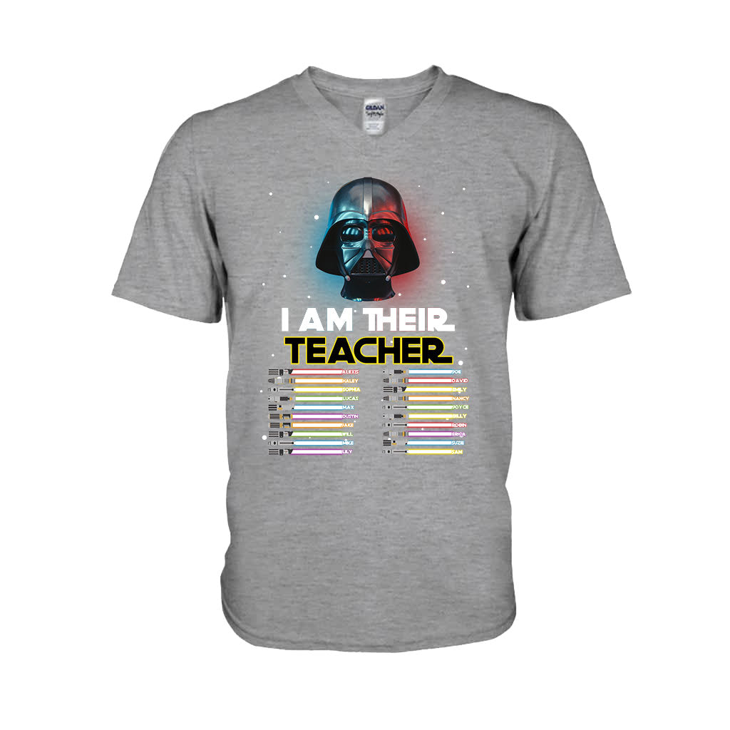 Personalized Teacher T-Shirt Custom Names Star Wars Gift T-shirt & Hoodie GradoCreations