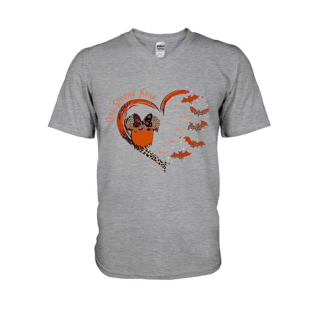 Personalized Halloween T-Shirt & Hoodie for Grandma | Spooky Nana Gift T-shirt & Hoodie GradoCreations