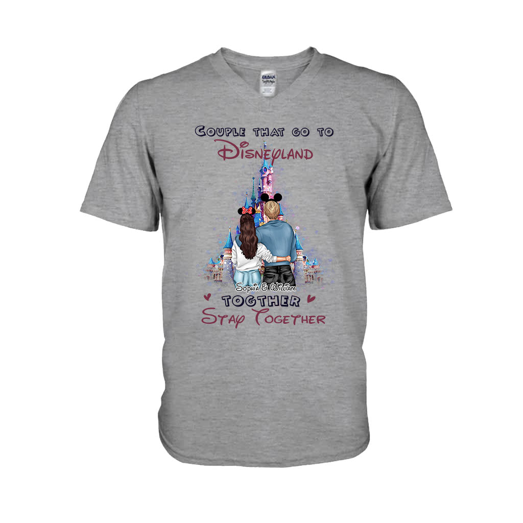 Personalized Disneyland Couple T-shirt & Hoodie Gift for Couples T-shirt & Hoodie GradoCreations