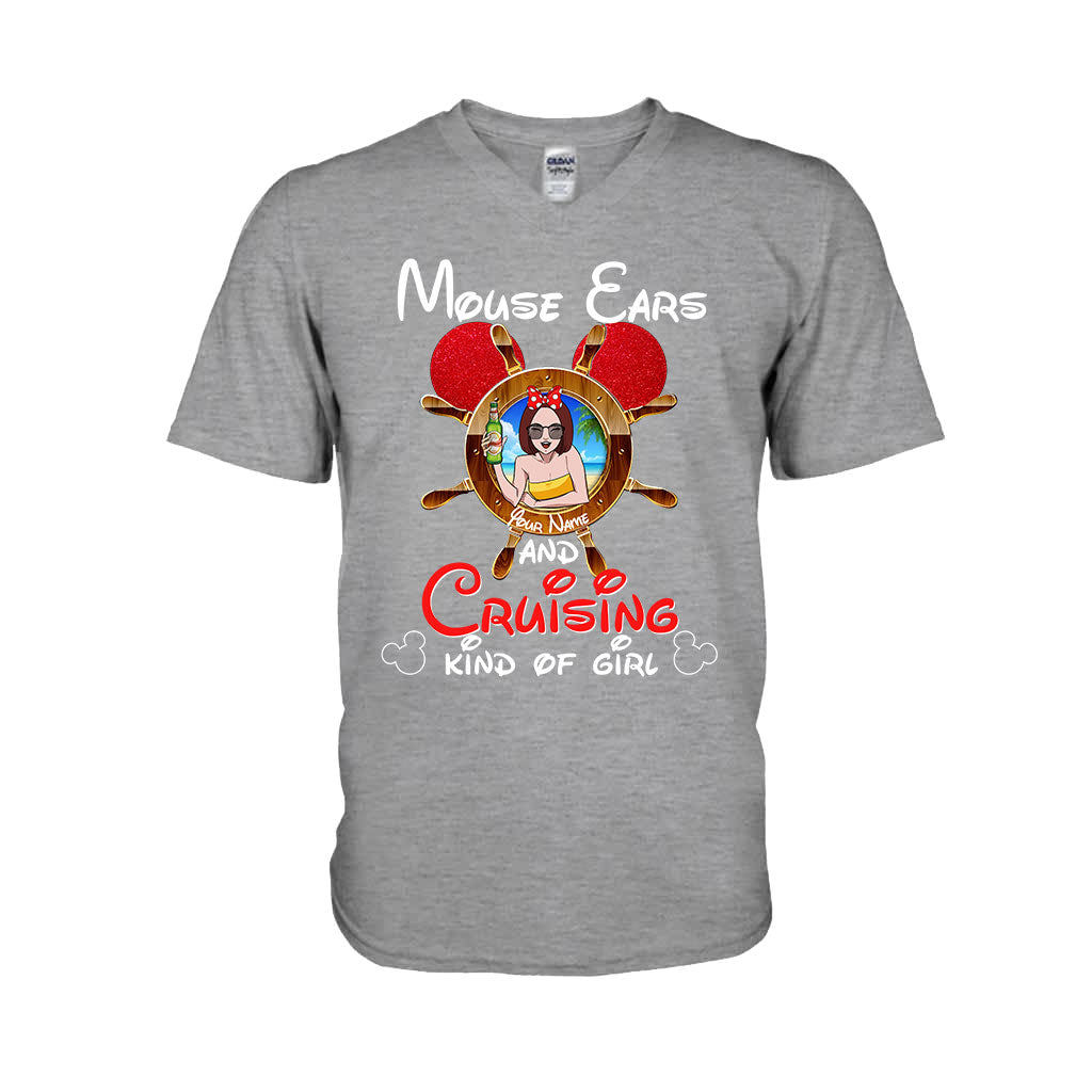 Personalized Mouse Ears Cruising T-shirt & Hoodie Gift for Her T-shirt & Hoodie GradoCreations