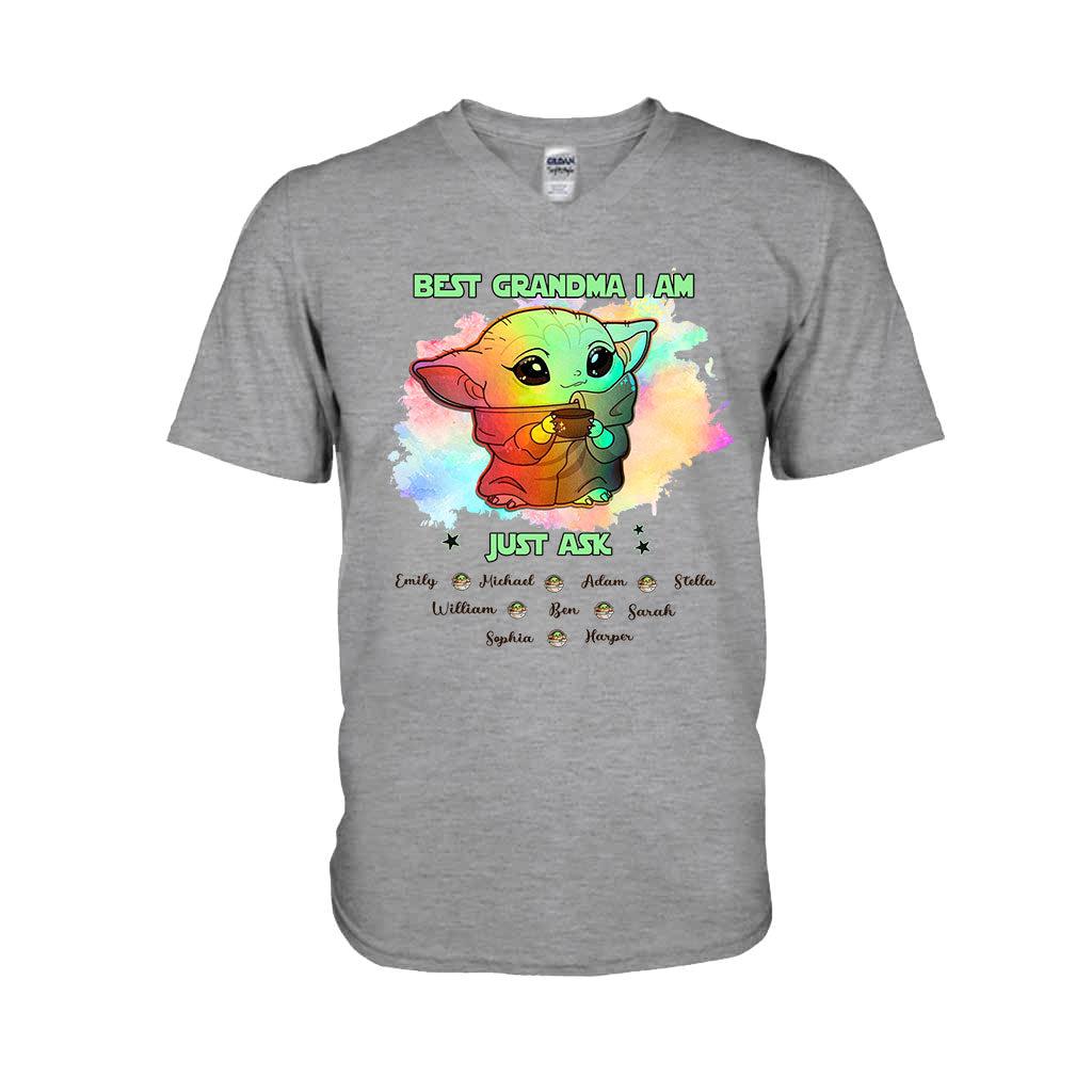 Personalized Best Grandma T-shirt & Hoodie with Custom Names Gift T-shirt & Hoodie GradoCreations