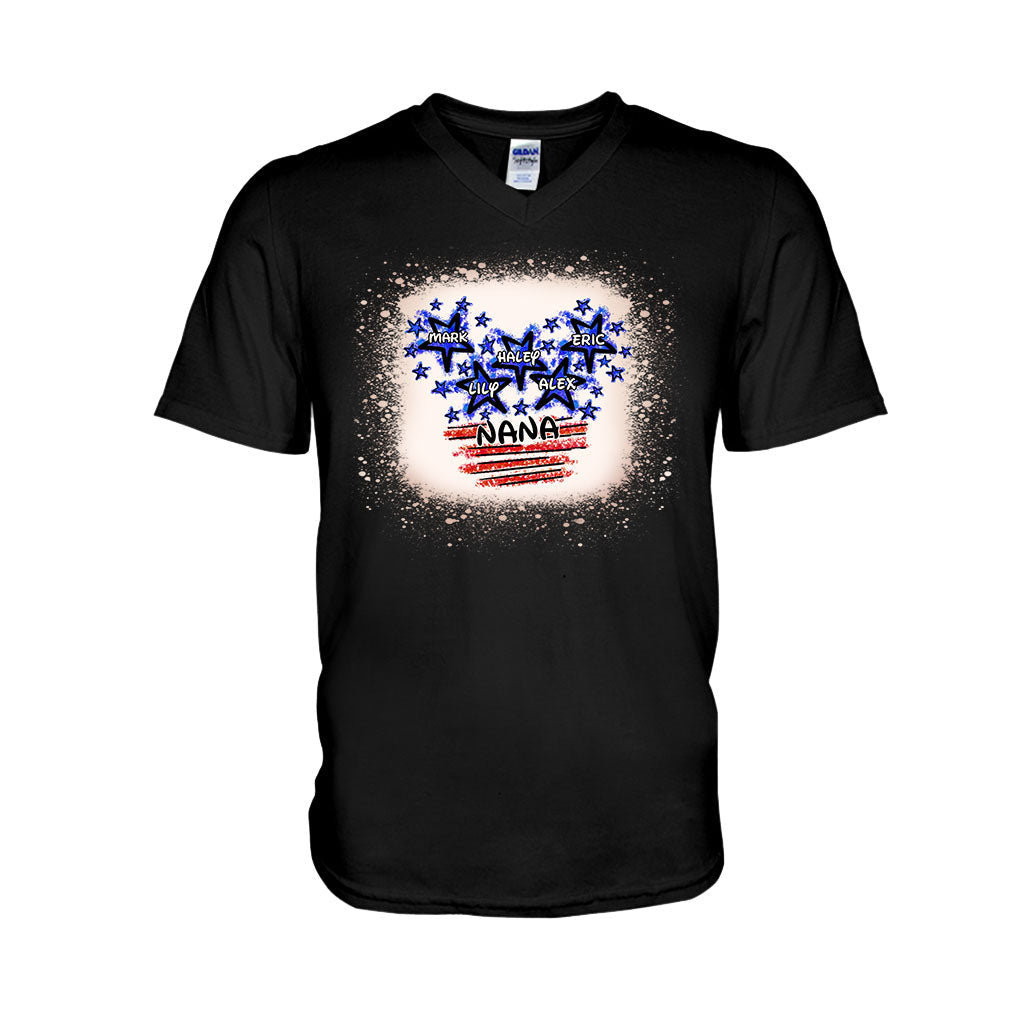 Personalized Independence Day T-shirt for Nana Custom Names Gift T-shirt & Hoodie GradoCreations