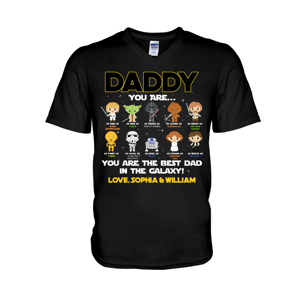 Personalized Father's Day T-shirt with Star Wars Design Gift for Dad T-shirt & Hoodie GradoCreations