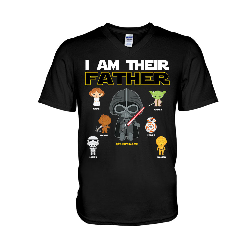 Personalized I Am Their Father T-Shirt & Hoodie Gift for Dad, Custom Name, Father's Day T-shirt & Hoodie GradoCreations