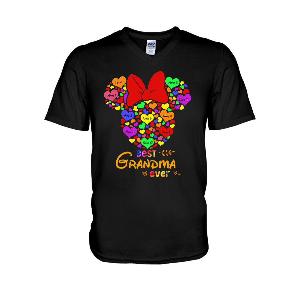 Personalized Mother's Day T-Shirt & Hoodie Best Grandma Ever Gift T-shirt & Hoodie GradoCreations