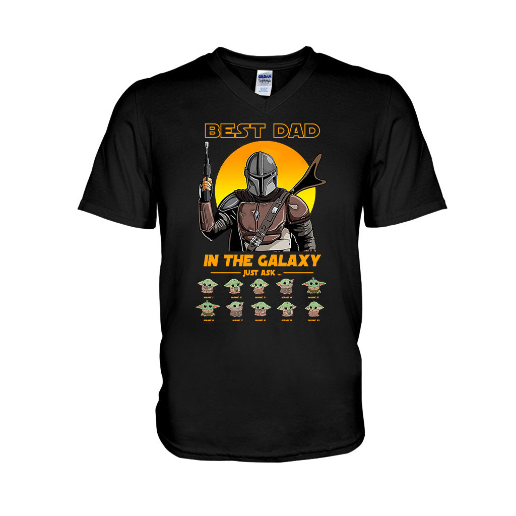 Personalized Best Dad In The Galaxy T-shirt & Hoodie Gift T-shirt & Hoodie GradoCreations