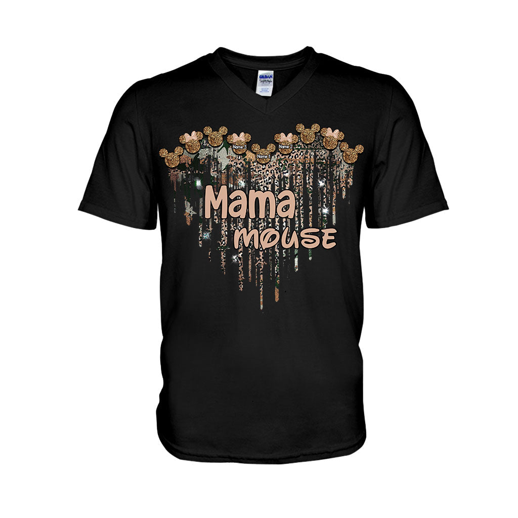 Personalized Mama Mouse T-Shirt & Hoodie Gift for Mom T-shirt & Hoodie GradoCreations