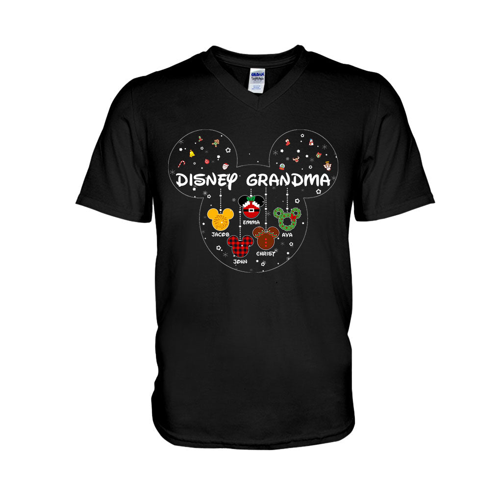 Personalized Christmas T-shirt and Hoodie for Grandma T-shirt & Hoodie GradoCreations