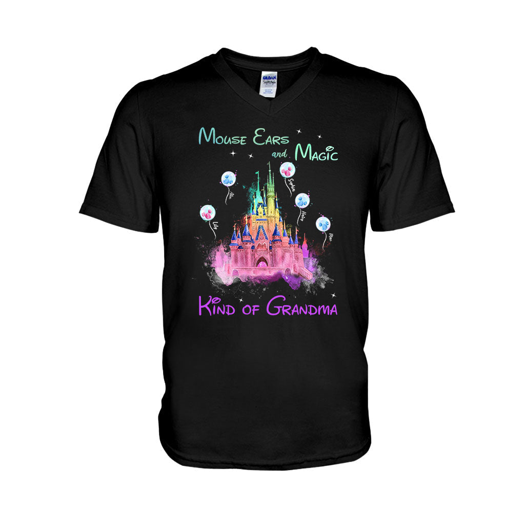 Personalized Mouse Ears T-Shirt for Grandma | Custom Magic Gift T-shirt & Hoodie GradoCreations