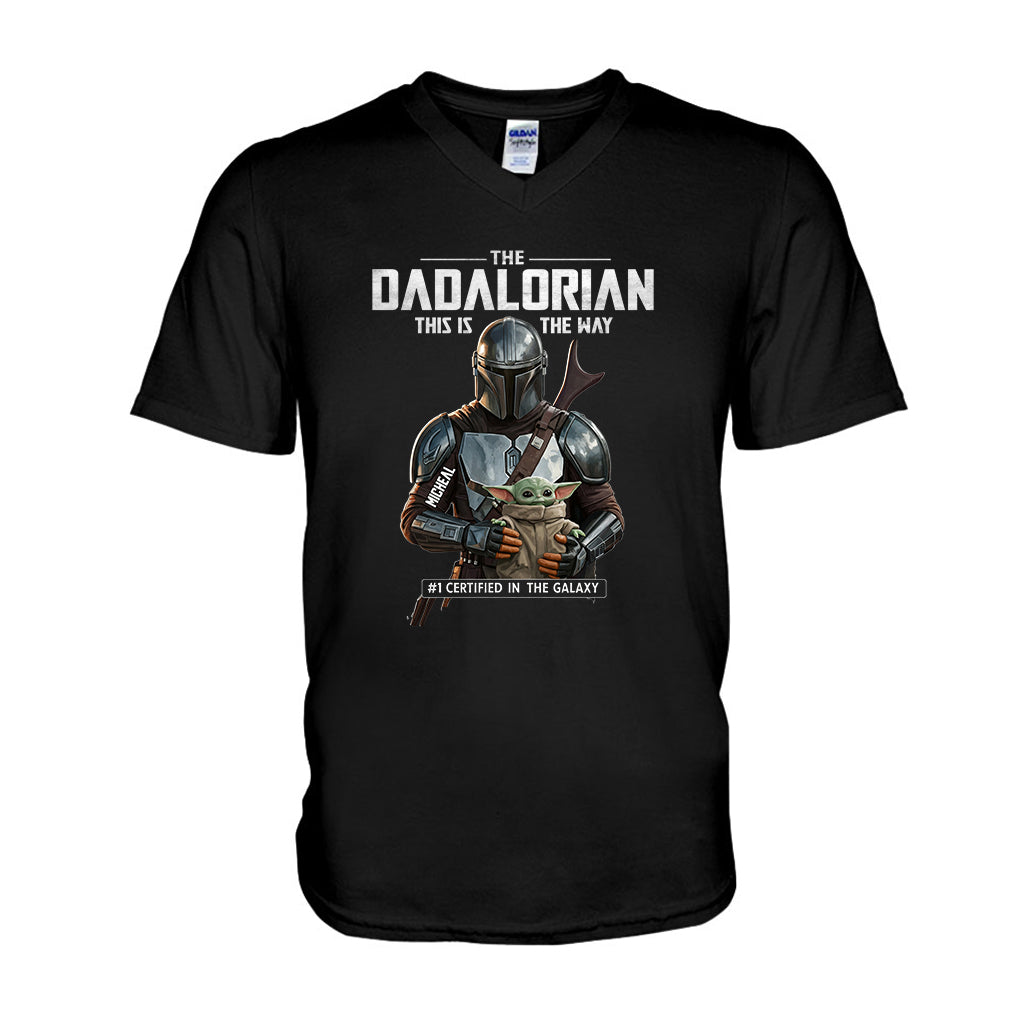 Personalized Dadalorian This Is The Way T-shirt & Hoodie Gift for Dad T-shirt & Hoodie GradoCreations