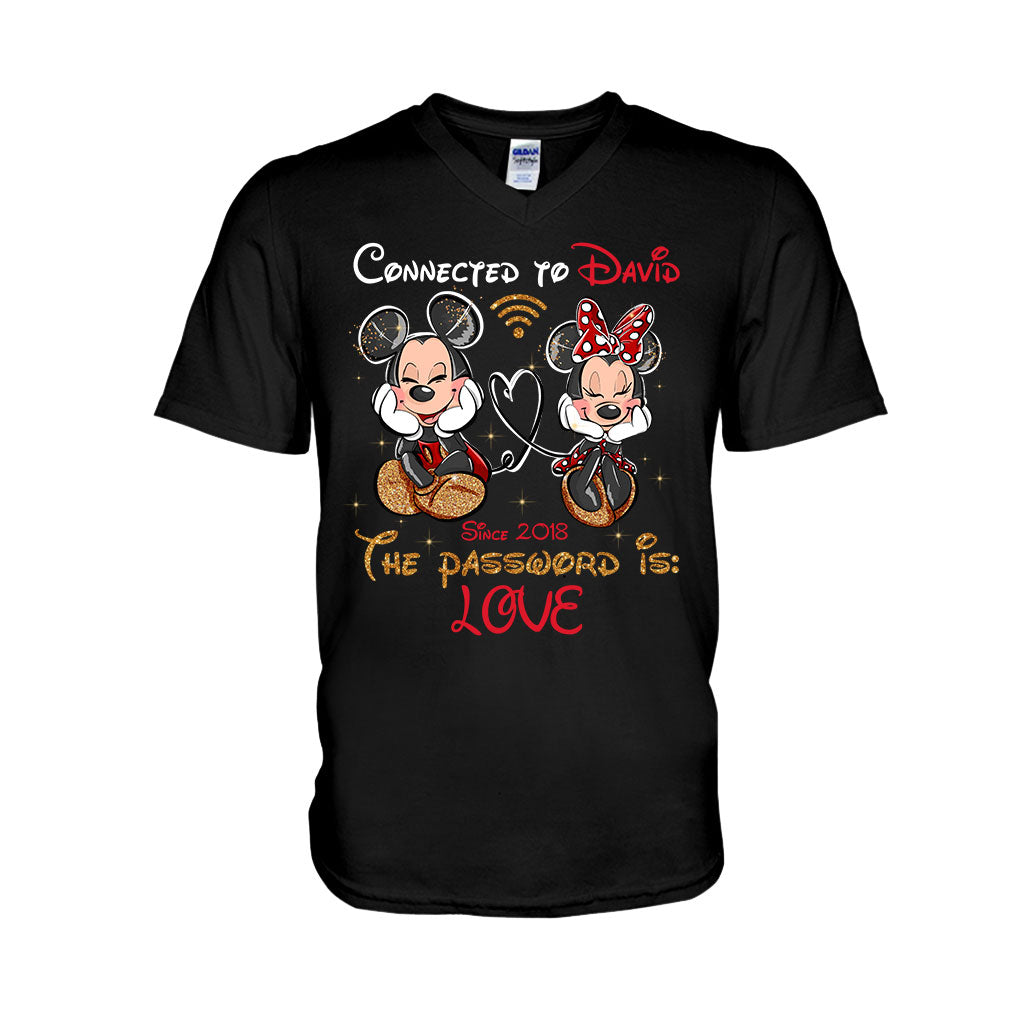 Personalized Couple T-shirt and Hoodie with Custom Names & Year T-shirt & Hoodie GradoCreations
