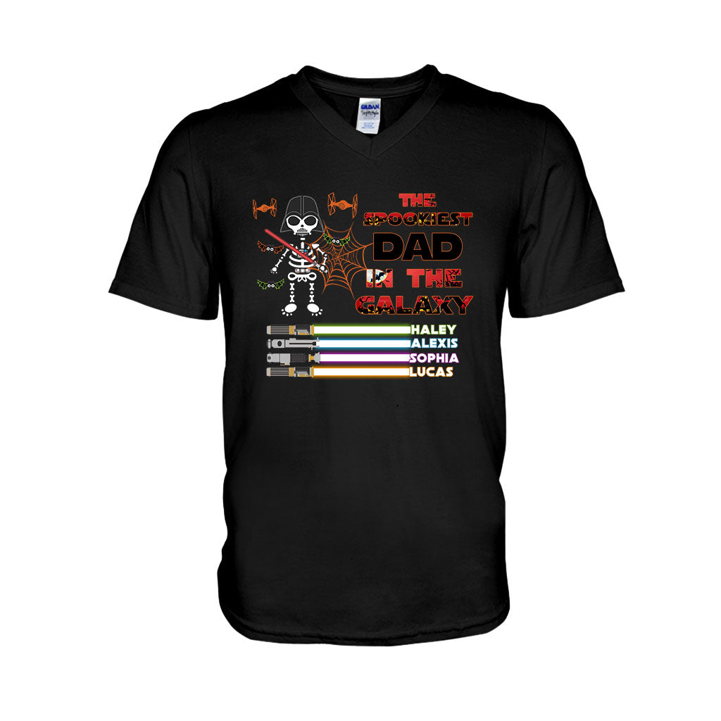 Personalized Halloween T-Shirt & Hoodie for Dad | Spookiest Gift Idea T-shirt & Hoodie GradoCreations
