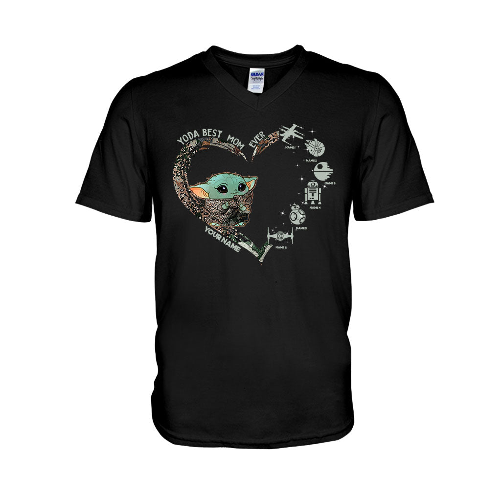Personalized Yoda Best Mom Ever T-shirt & Hoodie Gift T-shirt & Hoodie GradoCreations