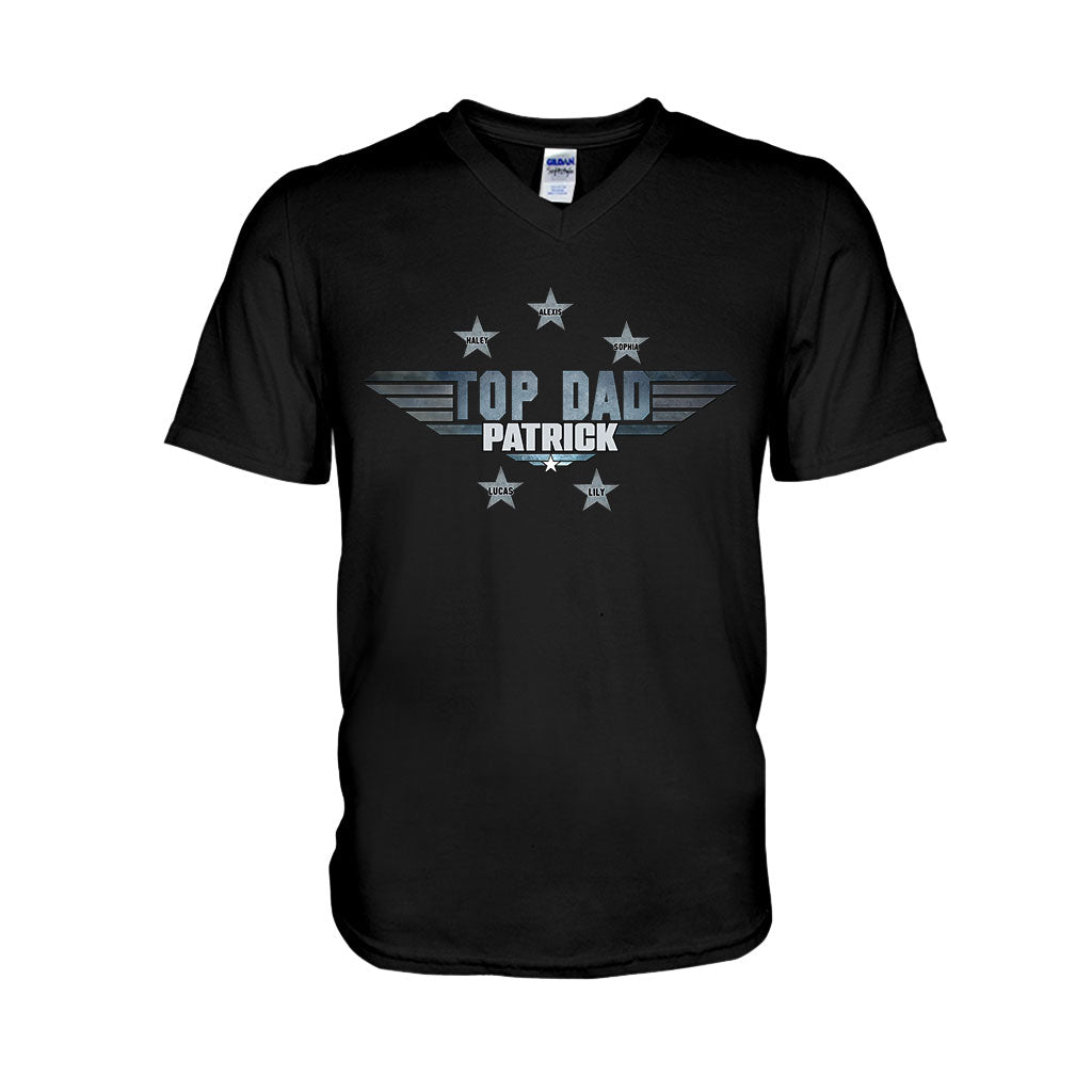 Personalized Top Dad T-shirt & Hoodie Gift with Custom Name T-shirt & Hoodie GradoCreations
